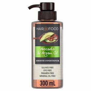 Hair Food Smoothing Treatment Conditioner With Avocado & Argan Oil Sulfate Free 300ml