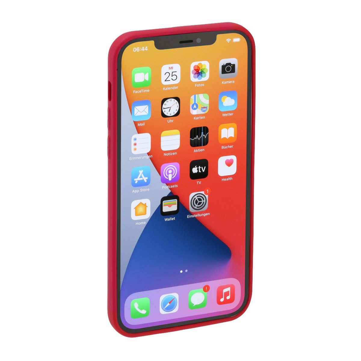 Hama Finest Feel Cover for Apple iPhone 12/12 Pro, Red (188828)