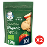 Gerber Organic Nutri Bites Apple Biscuits Baby Food From 10 Months 2 x 150 g