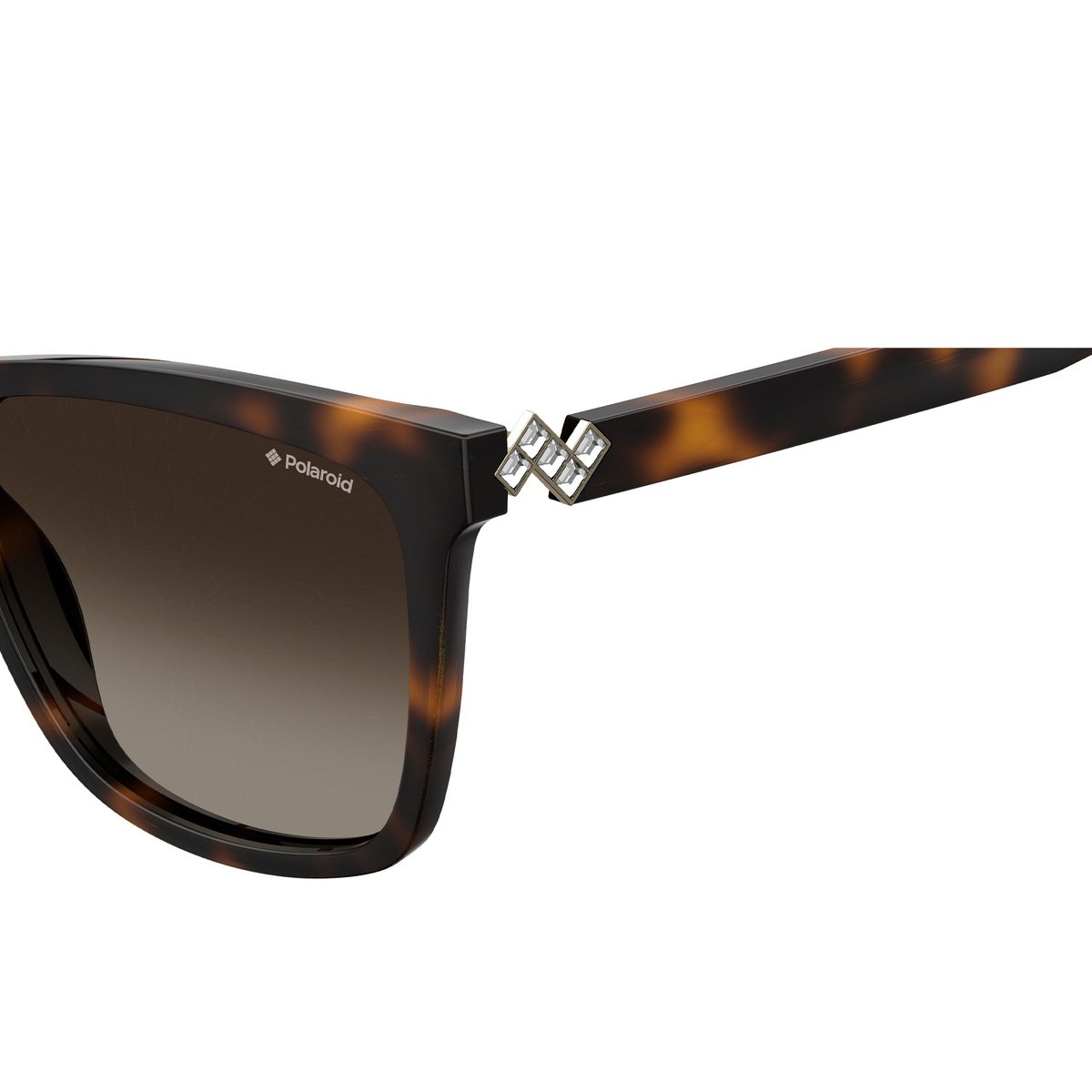 بولارويد نظارة شمسية نسائية 4078SX بتصميم مربع و لون بني