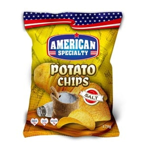 American Specialty Potato Chips Salt 170g