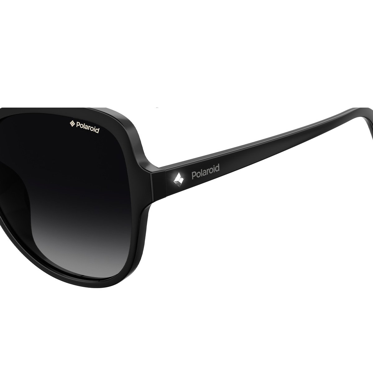 بولارويد نظارة شمسية نسائية 4088FS بتصميم مربع و لون أسود