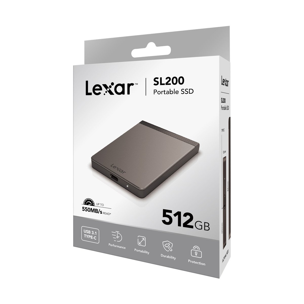 Lexar SL200 Portable SSD 512GB