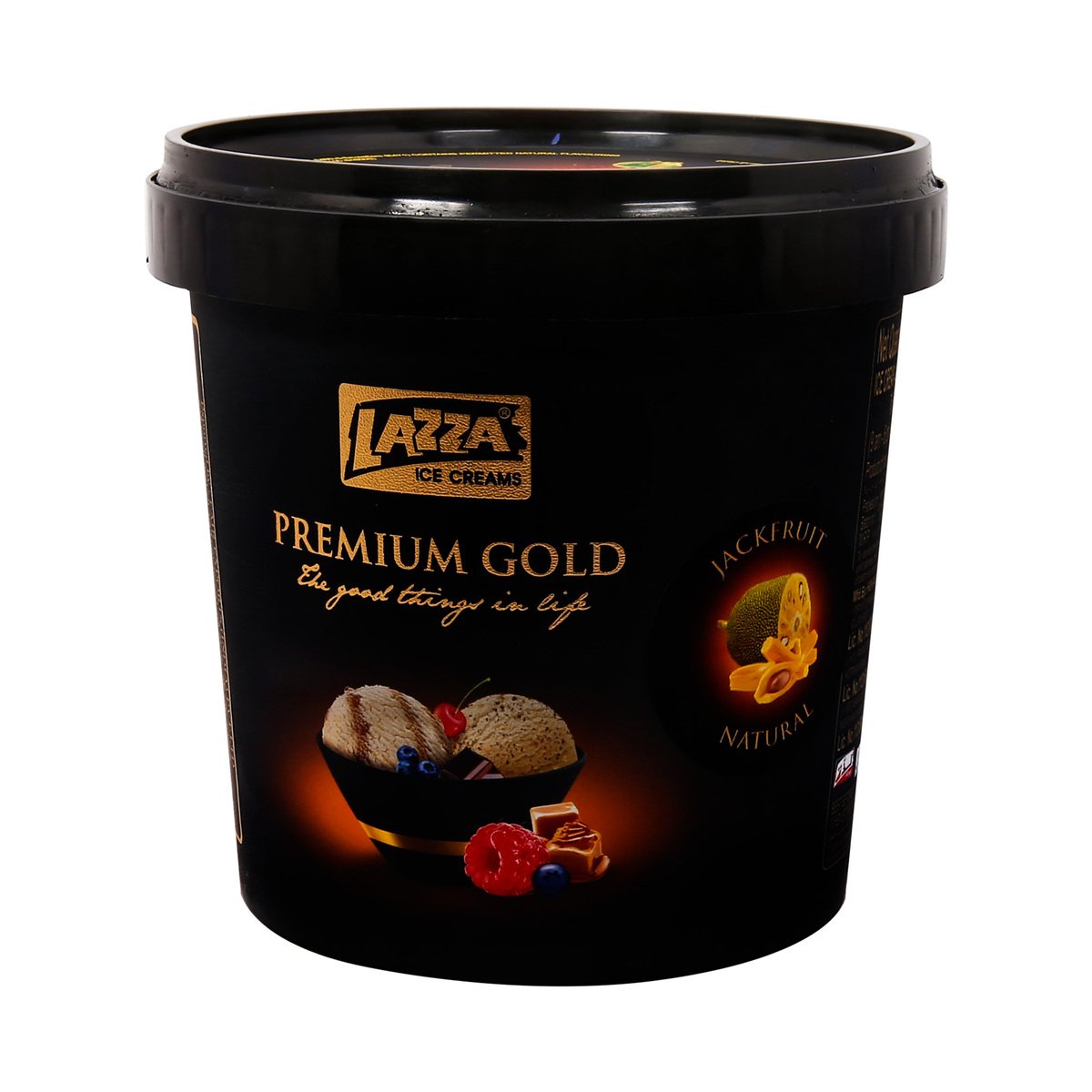 Buy Lazza Ice Cream Natural Jackfruit 1 Litre Online at Best Price | Ice Cream Take Home | Lulu KSA in Saudi Arabia