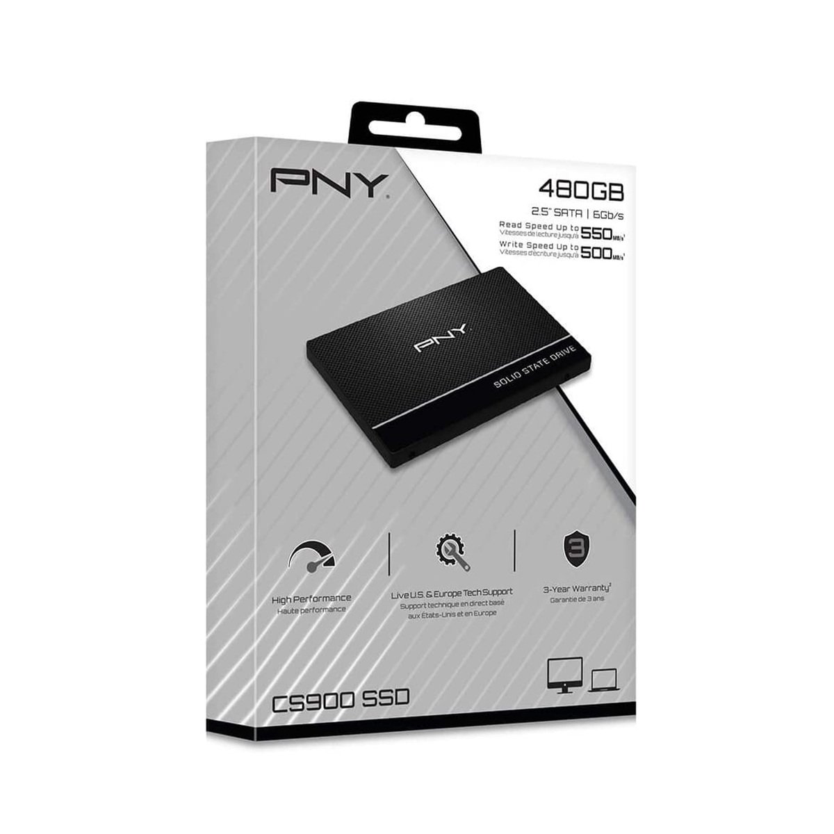 PNY Internal SSD CS900-480PB 480GB