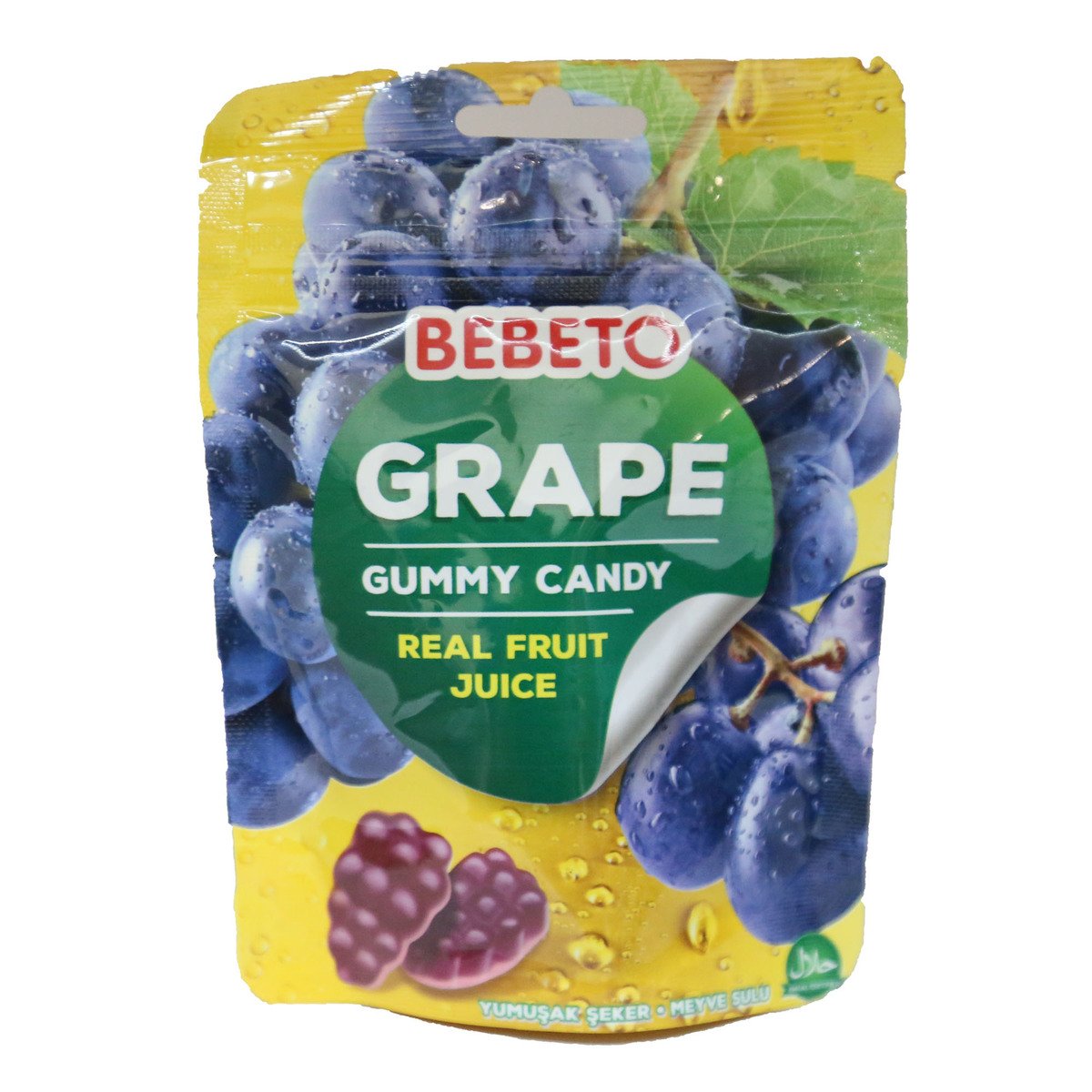 Bebeto Grape Gummy Candy 60g