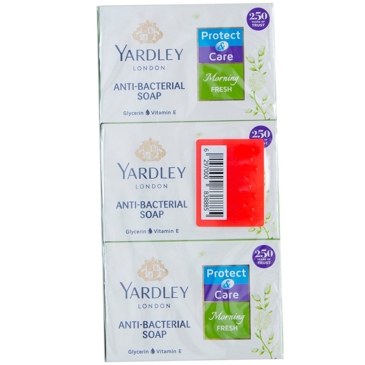Yardley Anti Bacterial Soap Assorted 100 g 2+1