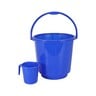 Homeware Bucket With Mug 20Ltr + 1.5ml Assorted Colors