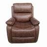 Maple Leaf Home Recliner Sofa Chair Brown, Size: W85 x H100 x L90 to 140