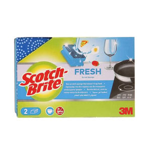 Scotch Brite Fresh Heavy Duty Non-Scratch Scrub Sponge 2pcs