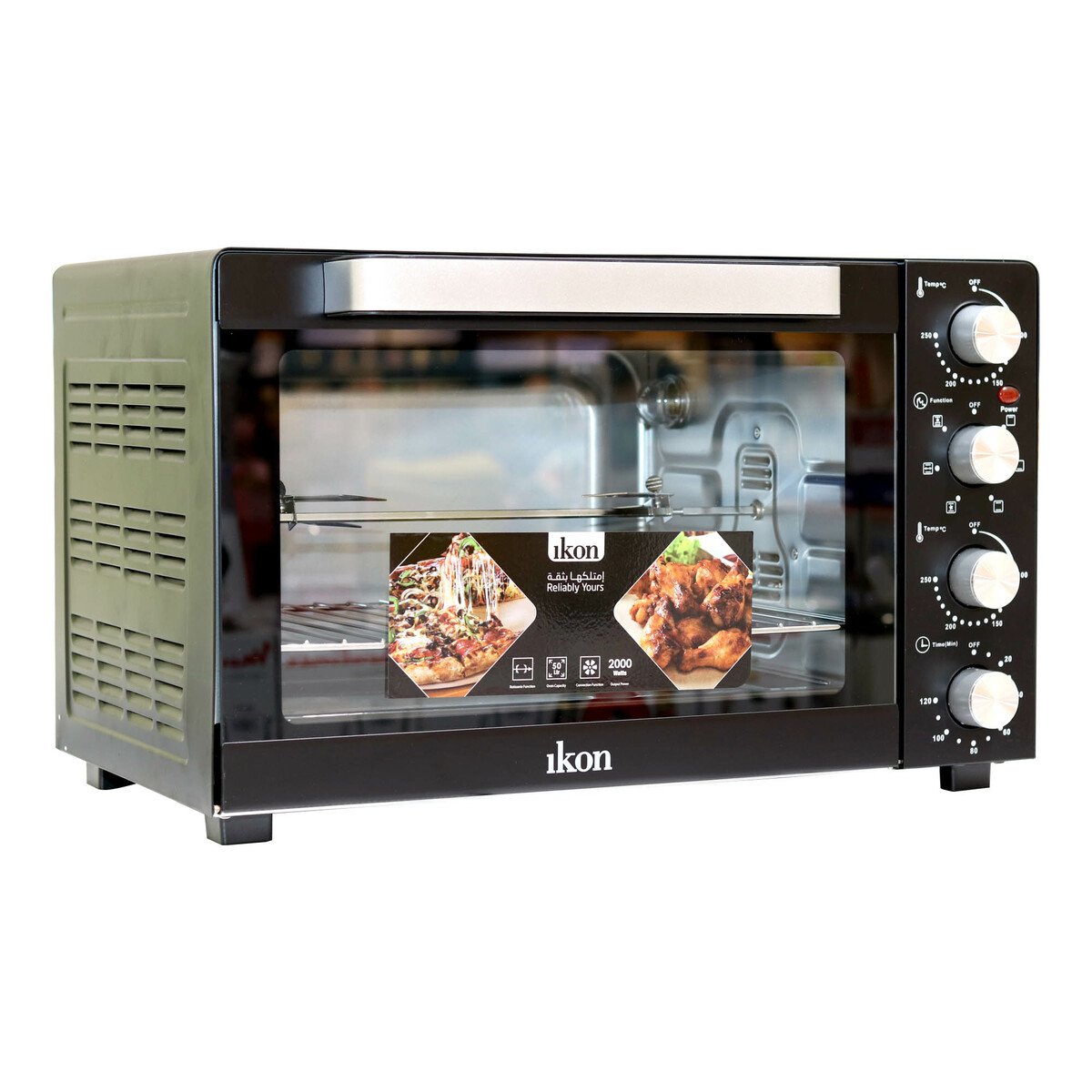اشتري قم بشراء ايكون فرن كهربائي IK-EM050 50 لتر Online at Best Price من الموقع - من لولو هايبر ماركت Electric Ovens في السعودية