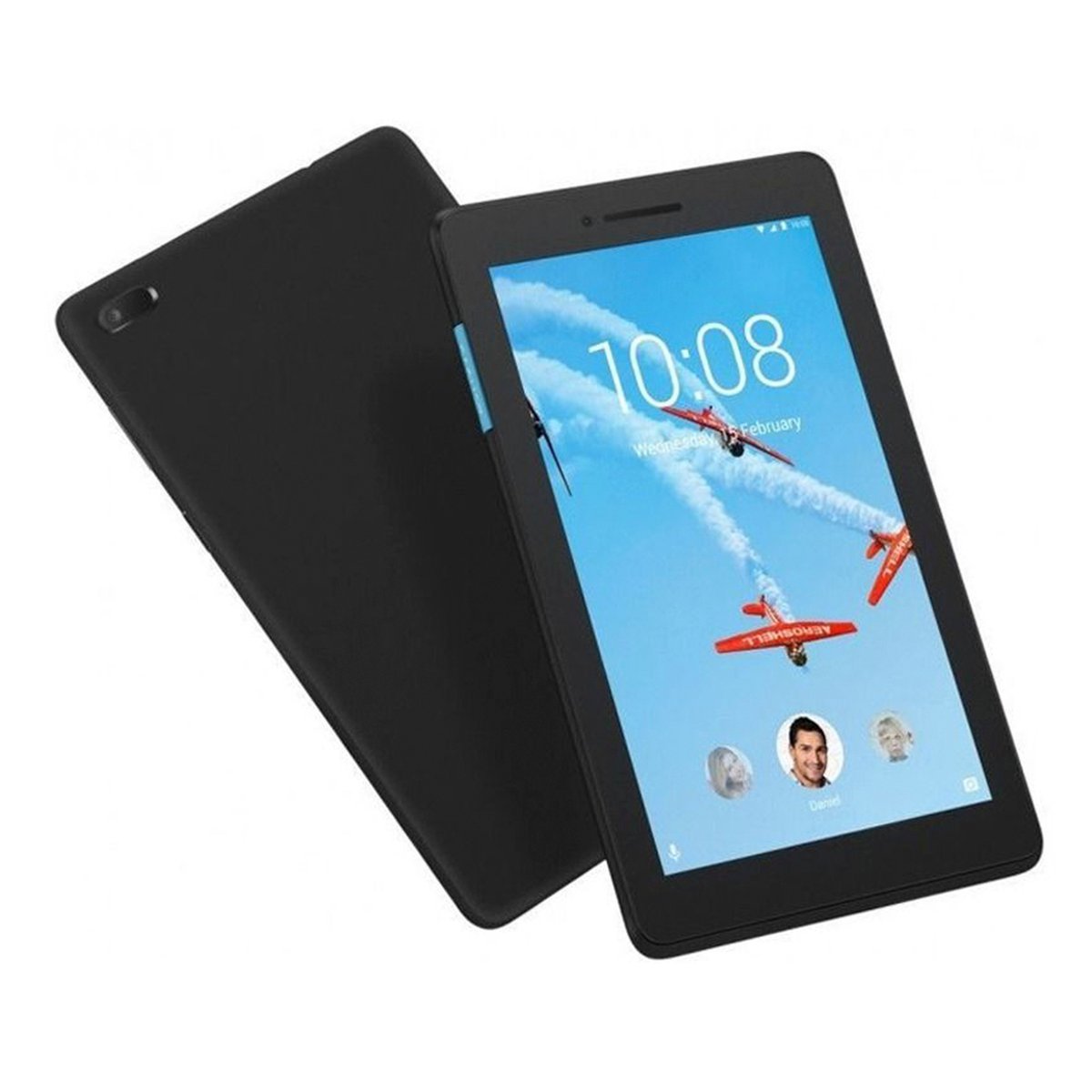 Lenovo Tab E7 TB-7104I Tablet - 7 Inch, 8GB, 1GB RAM, 3G, Slate Black (1+1-Bundle)
