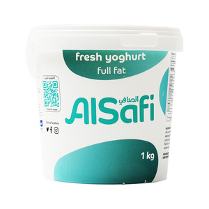 Buy Al Safi Fresh Yoghurt Full Fat 1kg Online at Best Price | Plain Yoghurt | Lulu Kuwait in Kuwait