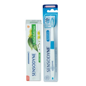 Sensodyne Herbal Multi Care Toothpaste 100g + Toothbrush 1pc