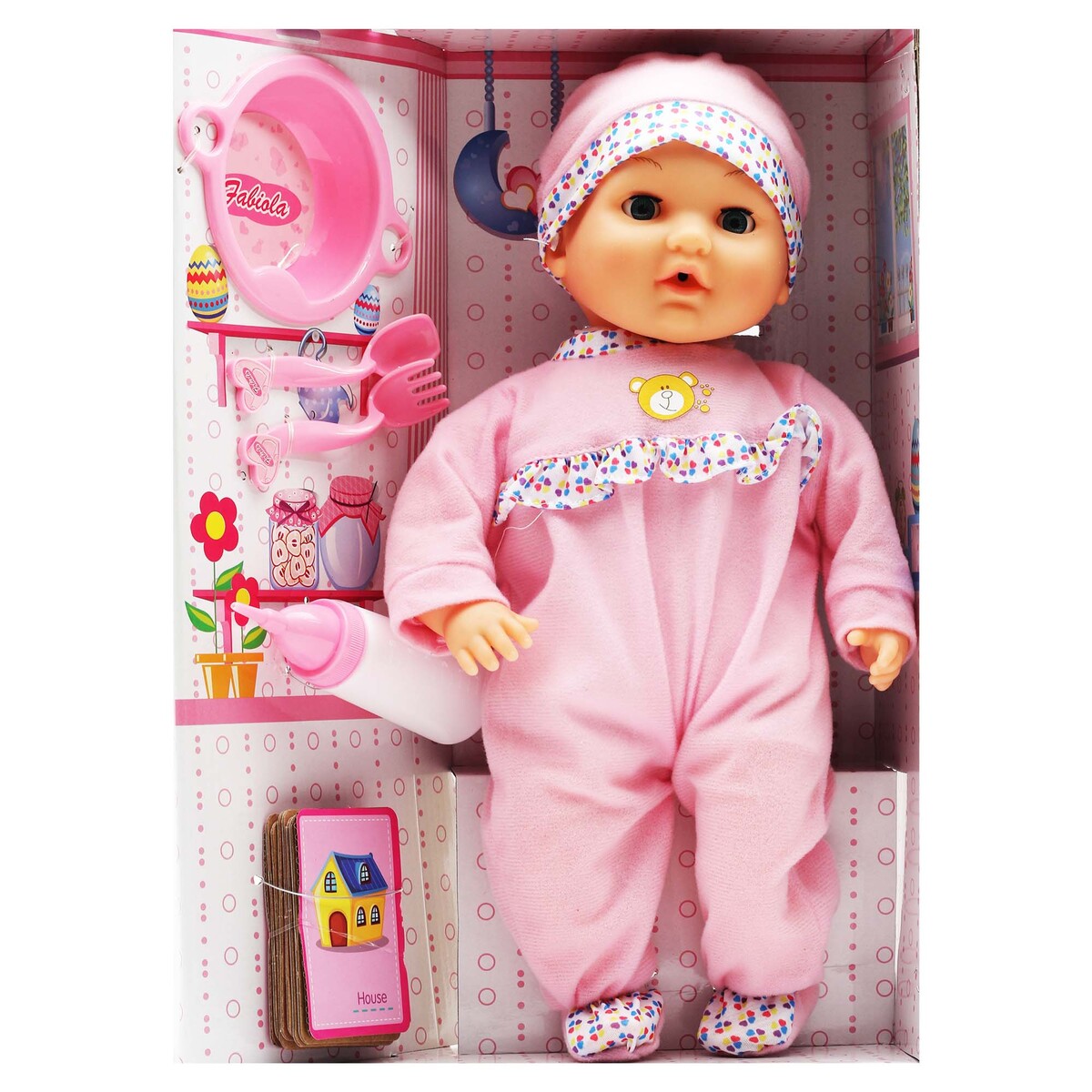 Fabiola Baby Doll With Feeding Set 8099