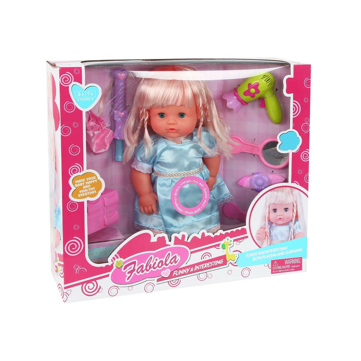 Fabiola Baby Doll With Beauty Set 11499