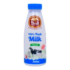 Baladna Fresh Milk Full Fat 360ml