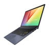 Asus Notebook M413DA-EK032T ,AMD Ryzen 3,4GB RAM,256GB SSD,Integrated AMD Radeon Graphics,14.0" FHD ,Windows 10,Bespoke Black