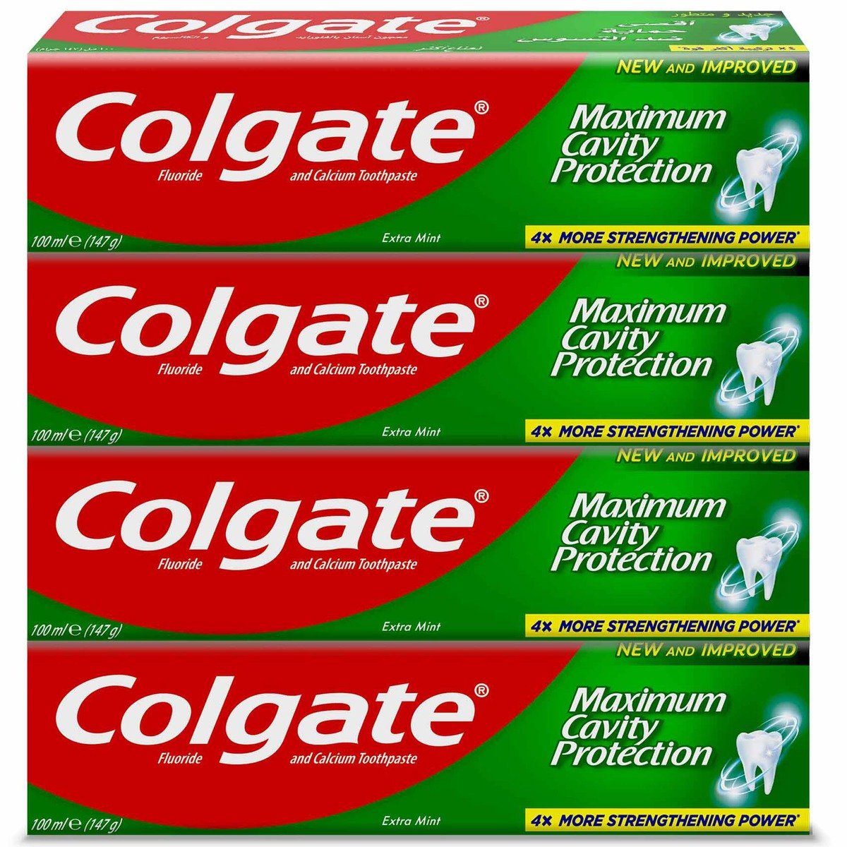 Colgate Extra Mint Tooth Paste 4 x 100 ml