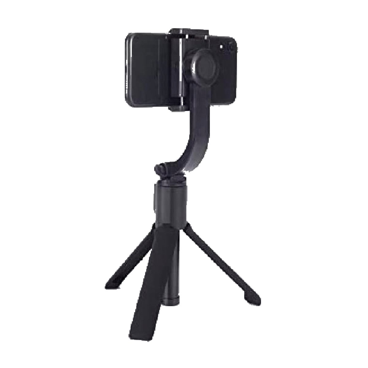 Trands Gimbal Mobile Phone Handheld Stabilizer Anti-Shake Extendable Tripod H5, Black