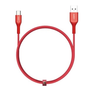 Aukey CB-AKC2 USB A To USB C Quick Charge 3.0 Kevlar Cable - 2M(AKY-CB-AKC2-USBC-USBA-2M)