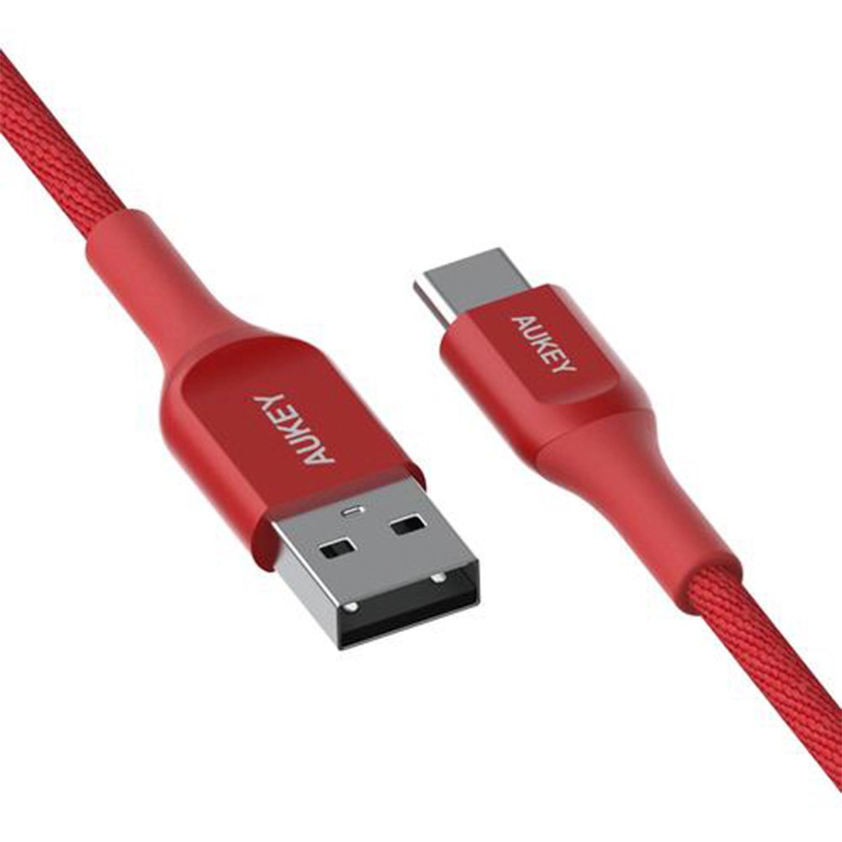Aukey CB-AKC2 USB A To USB C Quick Charge 3.0 Kevlar Cable - 2M(AKY-CB-AKC2-USBC-USBA-2M)