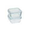 Taliona Square Glass Container 2pcs PRO 690ml
