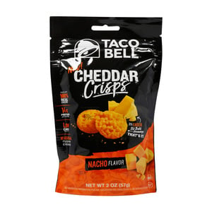 Taco Bell Cheddar Crisps Nacho Flavor 57g