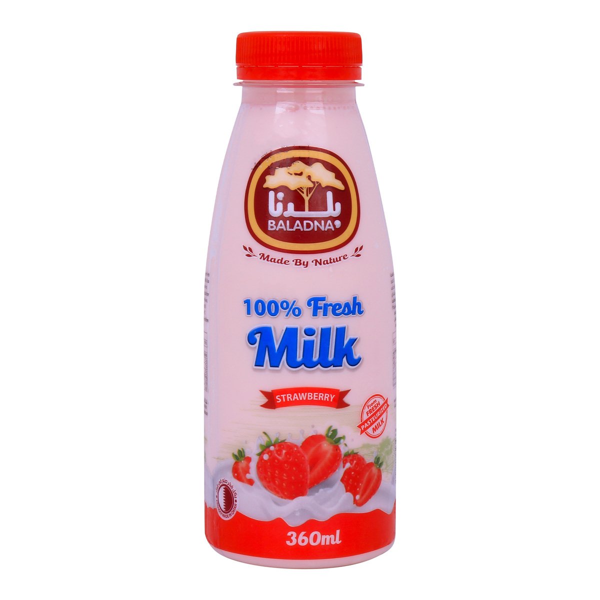Baladna Fresh Milk Strawberry 360ml