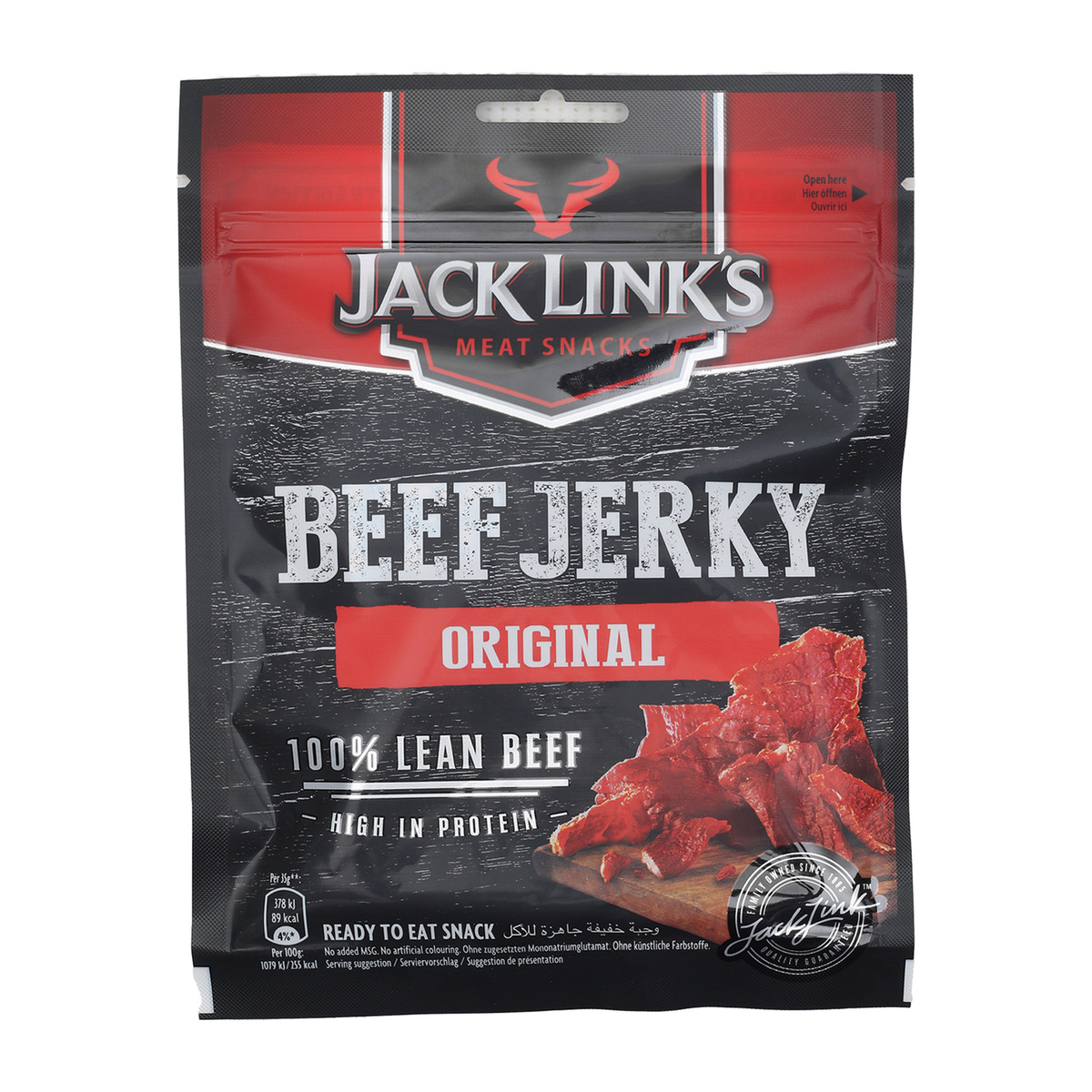 Buy Jack Original Beef Jerky 70 g Online at Best Price | Other Ethnic Food | Lulu KSA in Kuwait