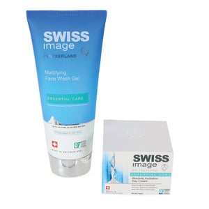 Swiss Image Mattifying Face Wash Gel 200ml + Absolute Hydration Day Cream 50ml
