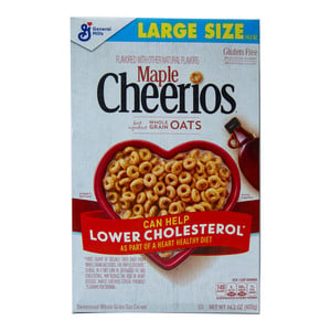 General Mills Cheerios Maple Oat Cereal 402 g