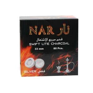 Nar Swift Lite Charcoal Silver 33mm 80pcs