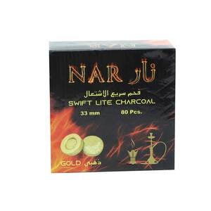 Nar Swift Lite Charcoal Gold 33mm 80pcs