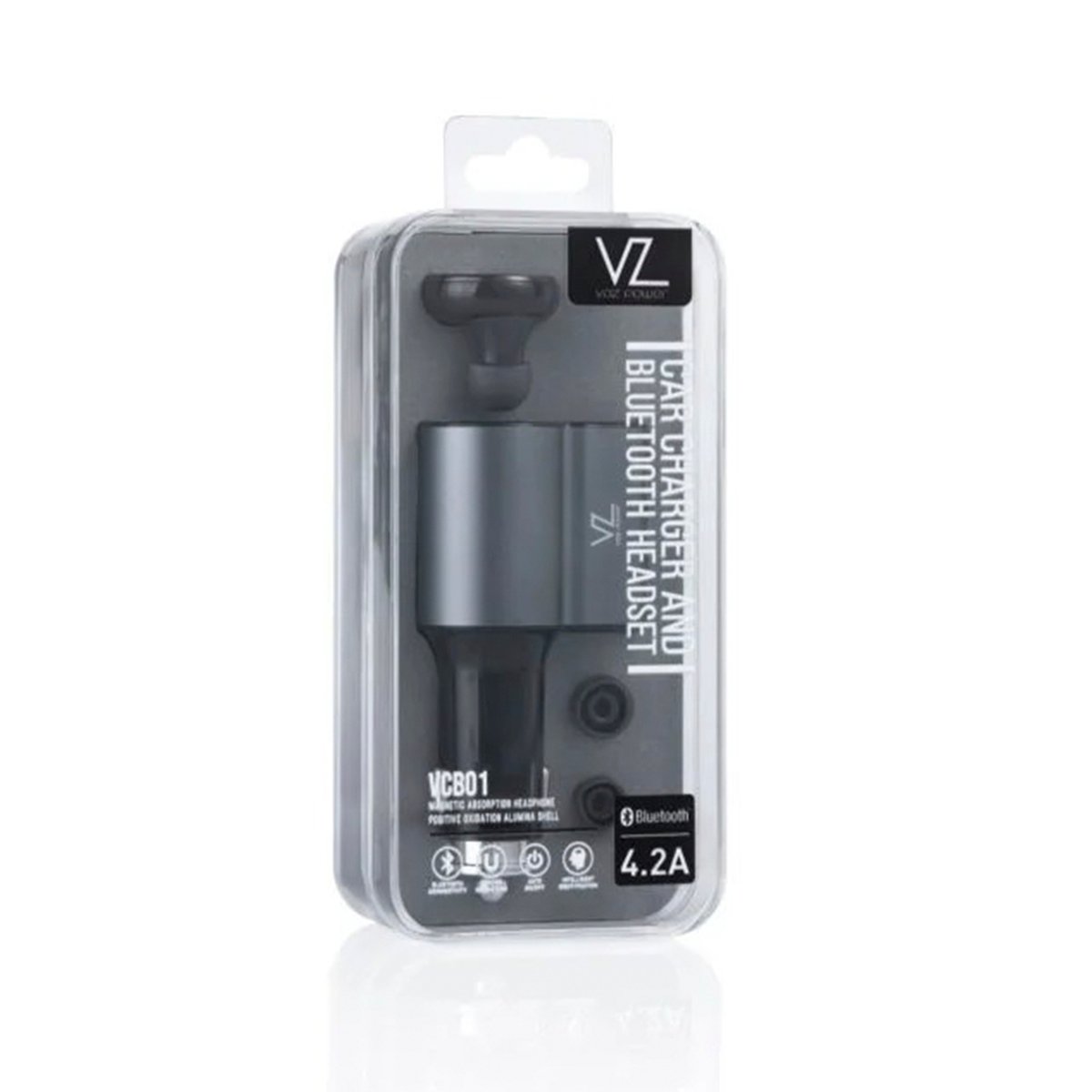 Voz Car Charger Adapter Grey (VCB01)