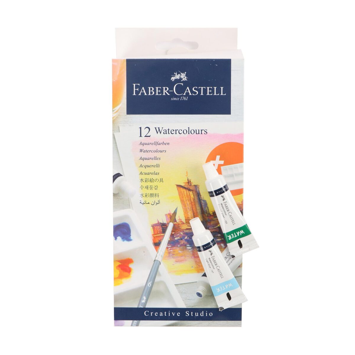 Faber Castell Water Color 9ml 12s FCIN169