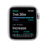 Apple Watch SE GPS MYDQ2AE/A 44mm Silver Aluminum Case with Sport Band White