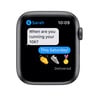 Apple Watch SE GPS MYDT2AE/A 44mm Space Gray Aluminum Case with Sport Band Black