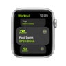 Apple Watch SE GPS + Cellular MYEF2AE/A 40mm Silver Aluminum Case with Sport Band White