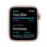 Apple Watch SE GPS + Cellular MYEY2AE/A 44mm Gold Aluminum Case with Sport Loop Plum