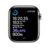 Apple Watch Series 6 GPS + Cellular MG2E3AE/A 44mm Space Gray Aluminium Case with Sport Band Black