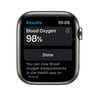 Apple Watch Series 6 GPS + Cellular M06X3AE/A 40mm Graphite Stainless Steel Case with Sport Band Black