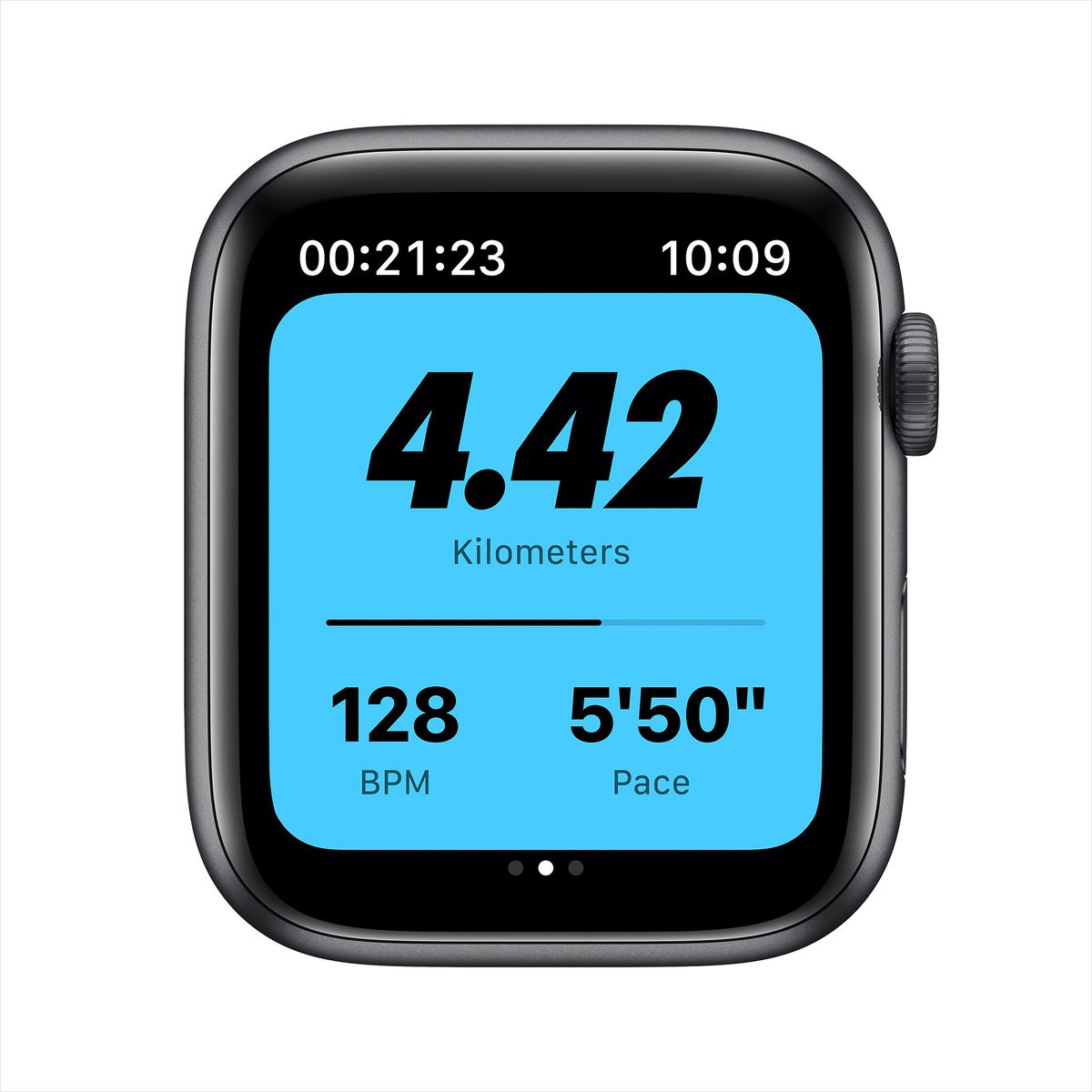 Apple Watch Series 6 Nike GPS M00T3AE/A 40mm Silver Aluminum Case with Sport Band Pure Platinum/Black