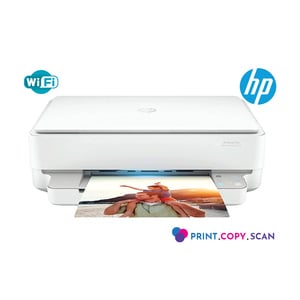 HP Deskjet Plus Ink Advantage 6075 Wireless All-in-One Printer (5SE22C),White