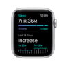 Apple Watch SE Nike GPS MYYH2AE/A 44mm Silver Aluminum Case with Sport Band Pure Platinum/Black