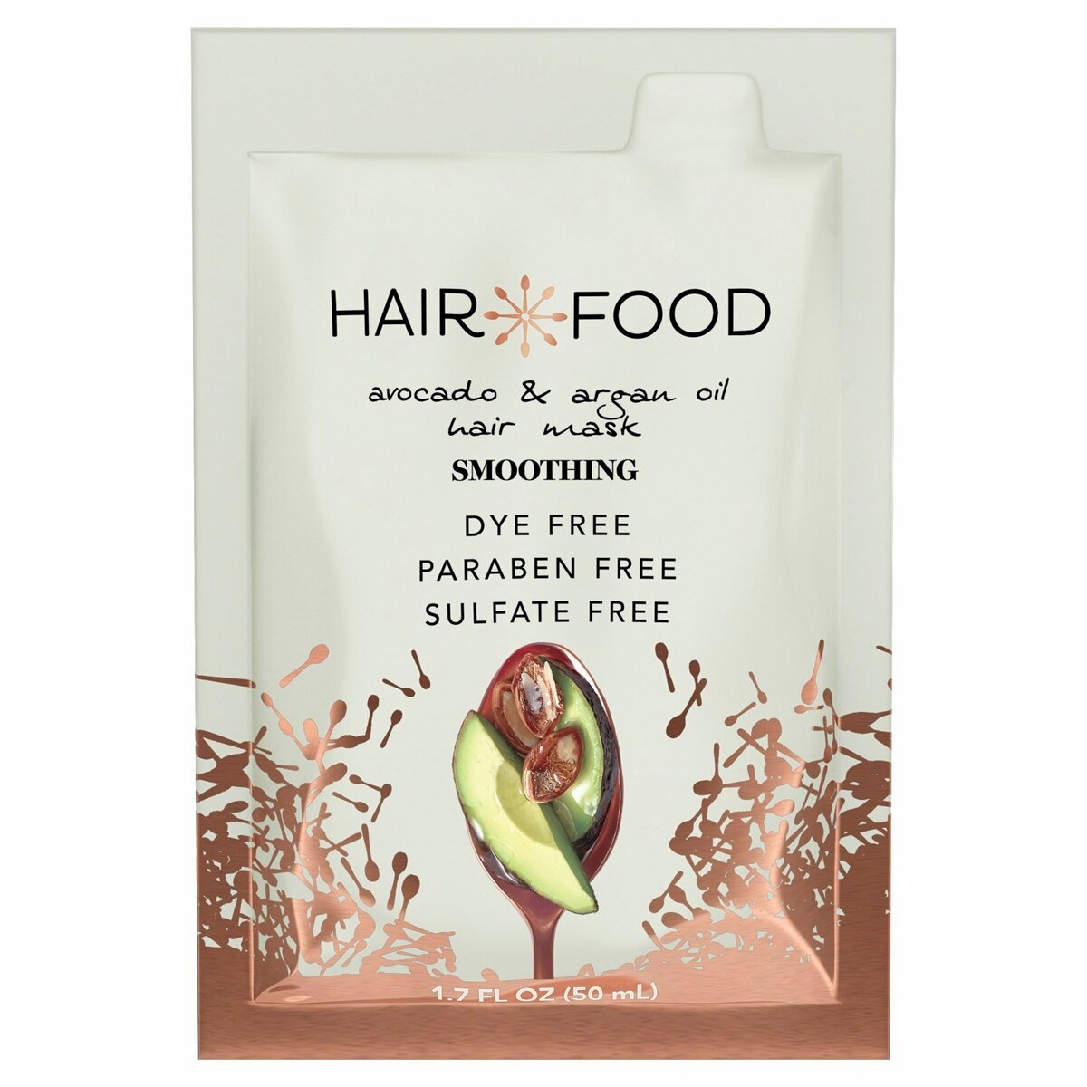 Buy Hair Food Smoothing Hair Mask With Avocado & Argan Oil For Curly Hair 50 ml Online at Best Price | Hair Treatments&Mask | Lulu UAE in UAE