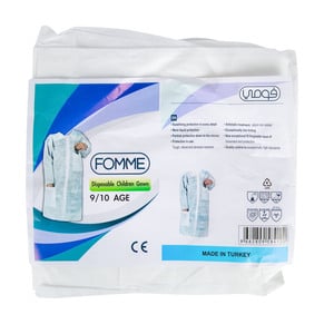 Fomme Disposable Children Gown 9-10 Years 1pc