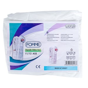 Fomme Disposable Children Gown 11-12 Years 1pc