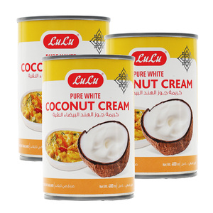 Lulu Coconut Cream 3 x 400ml