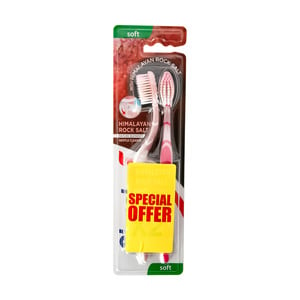 Signal Himalayan Rock Salt Soft Toothbrush Value Pack 2pcs